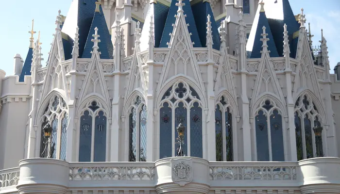 Cinderella Castle at Walt Disney World's Magic Kingdom, photographed in 2016.